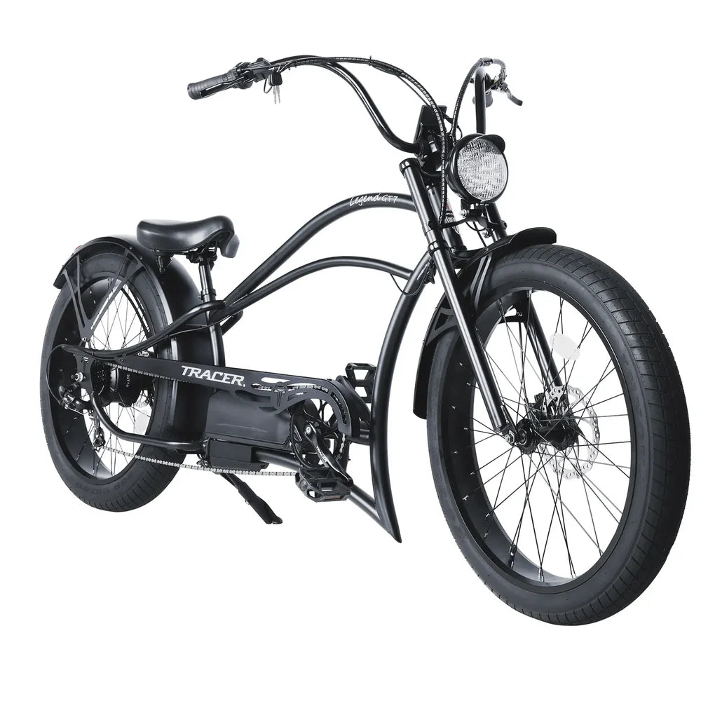 Tracer Bikes | Legend GT7 1000W Electric Cruiser Bike – 1000W Motor, Fat Tires, 80 Miles Range, Chopper Style | Chico USA, Inc.