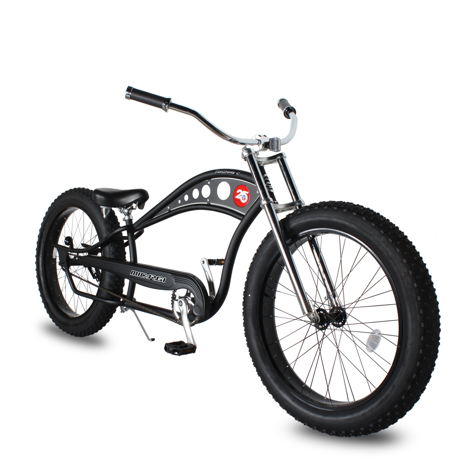 Micargi Vancouver 26" Stretch Cruiser – Retro Beach Cruiser Bicycle - Chico USA, Inc.