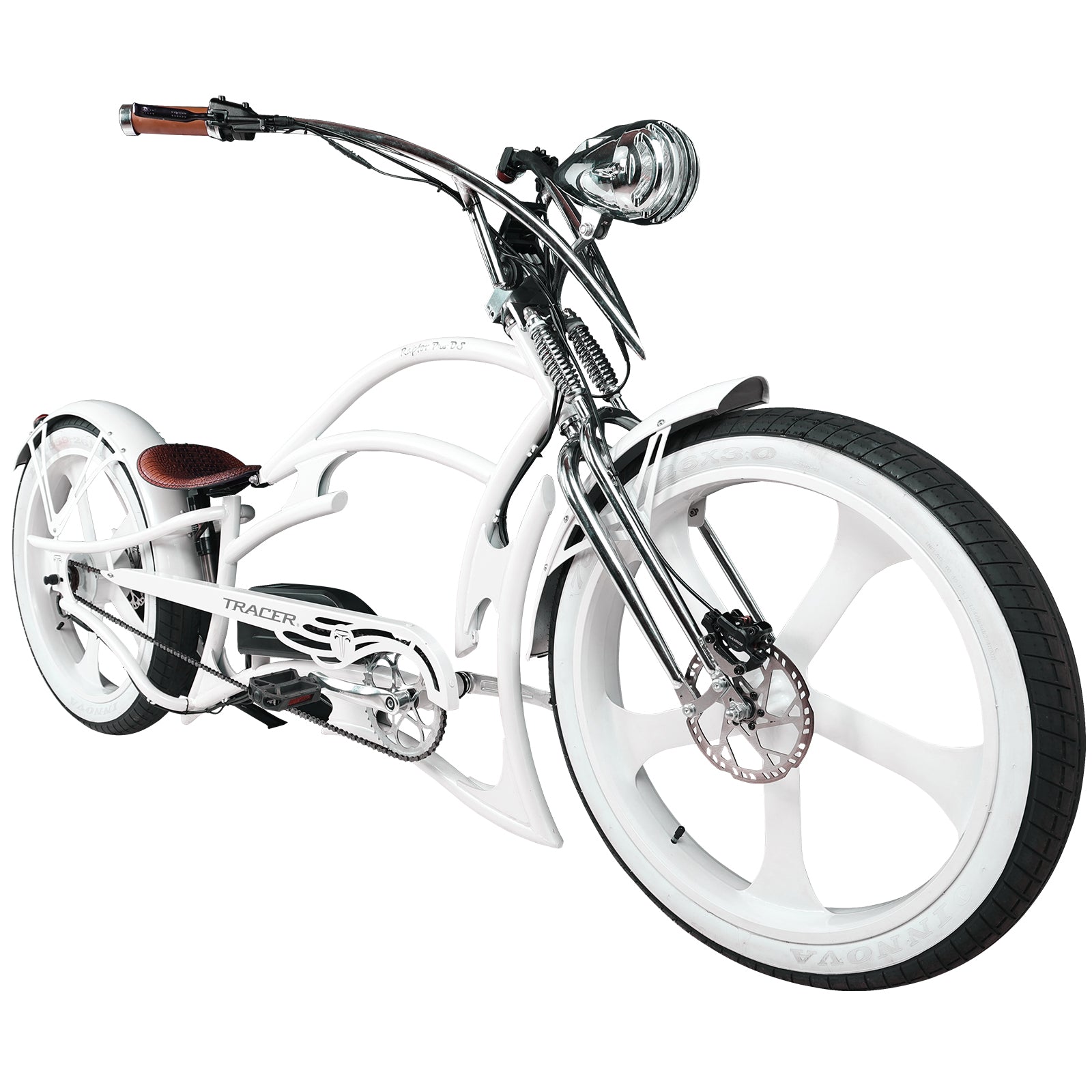 Raptor Pro DS 800W Stretch Cruiser Ebike - Chico USA, Inc.
