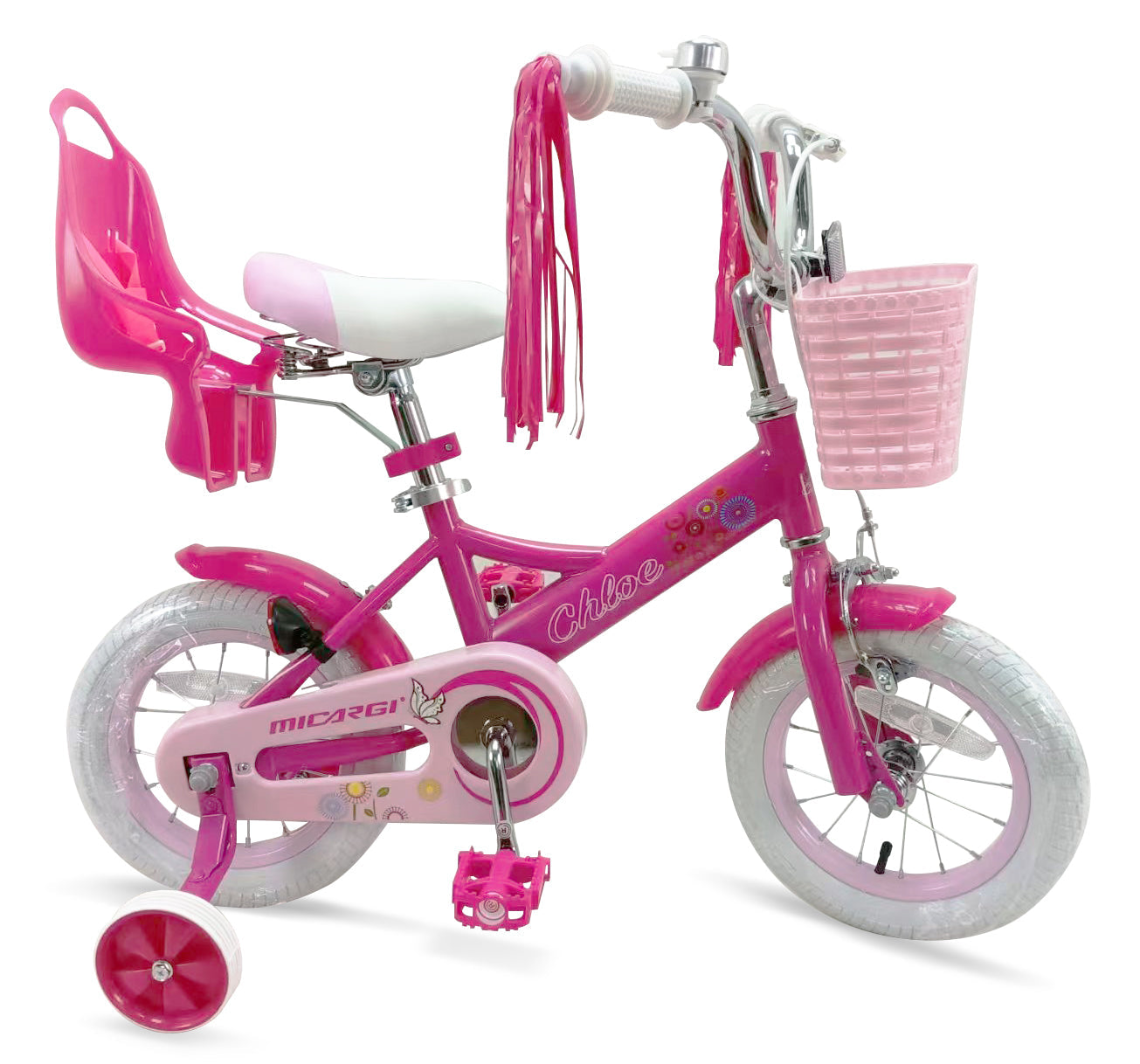 Tracer Bikes | Micargi Chloe 12" Kids Bike, BMX Frame, Coaster Brake & Front Caliper Brake | Chico USA, Inc.