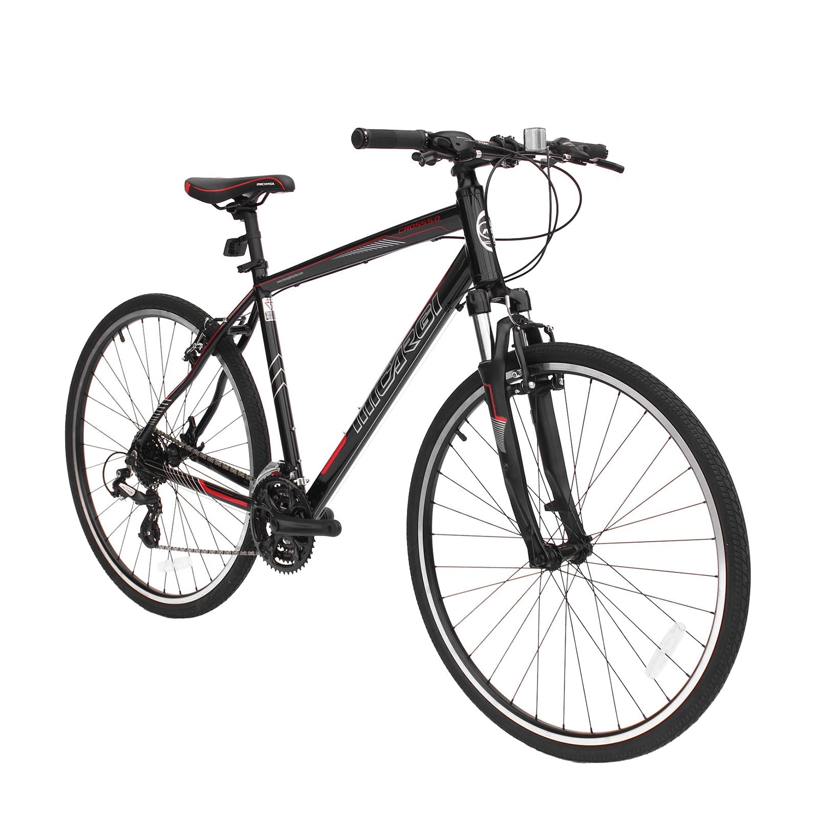 Tracer Bikes | Micargi Cross 5.0 700c Hybrid Road Bike, 24-Speed, Aluminum Frame | Chico USA, Inc.