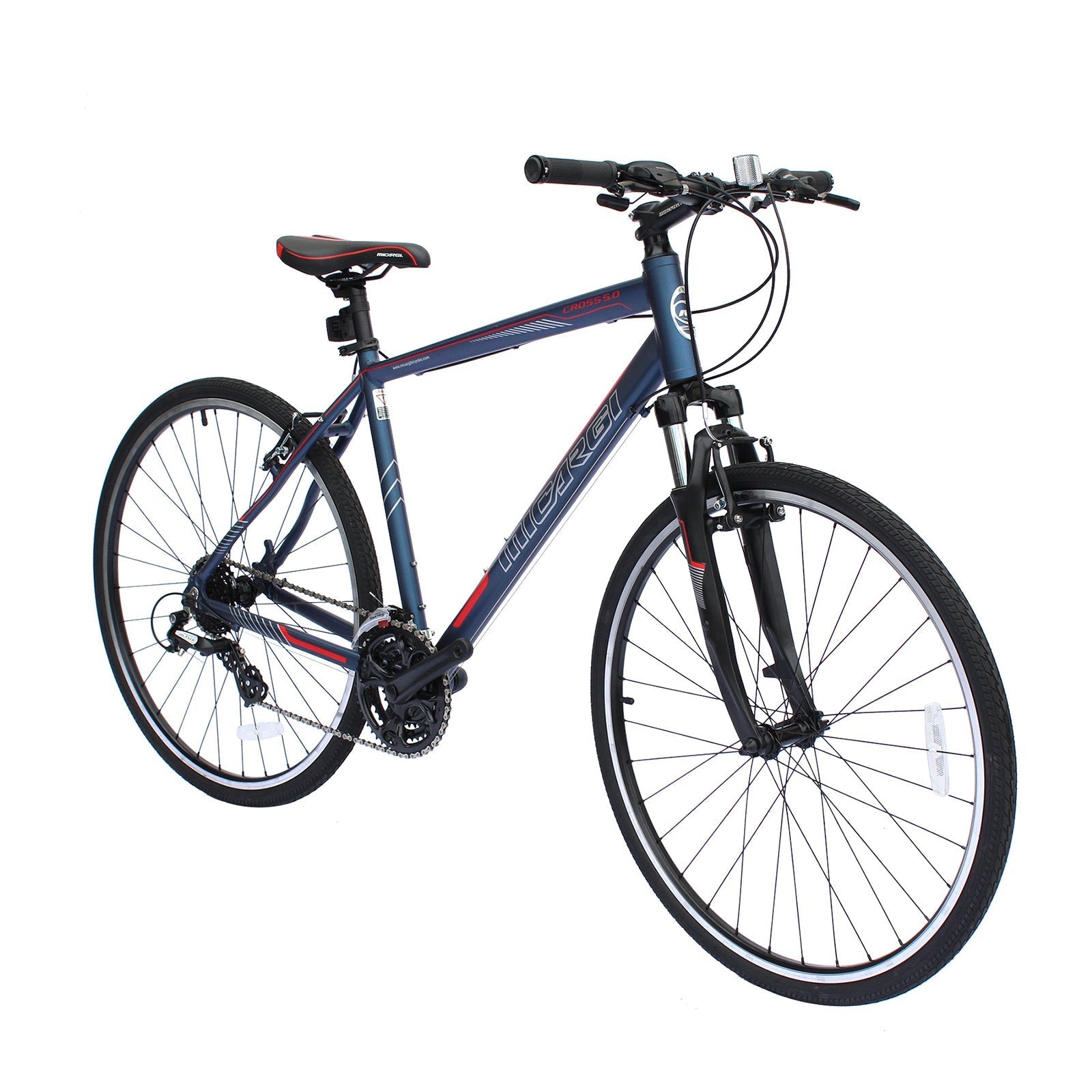 Tracer Bikes | Micargi Cross 5.0 700c Hybrid Road Bike, 24-Speed, Aluminum Frame | Chico USA, Inc.