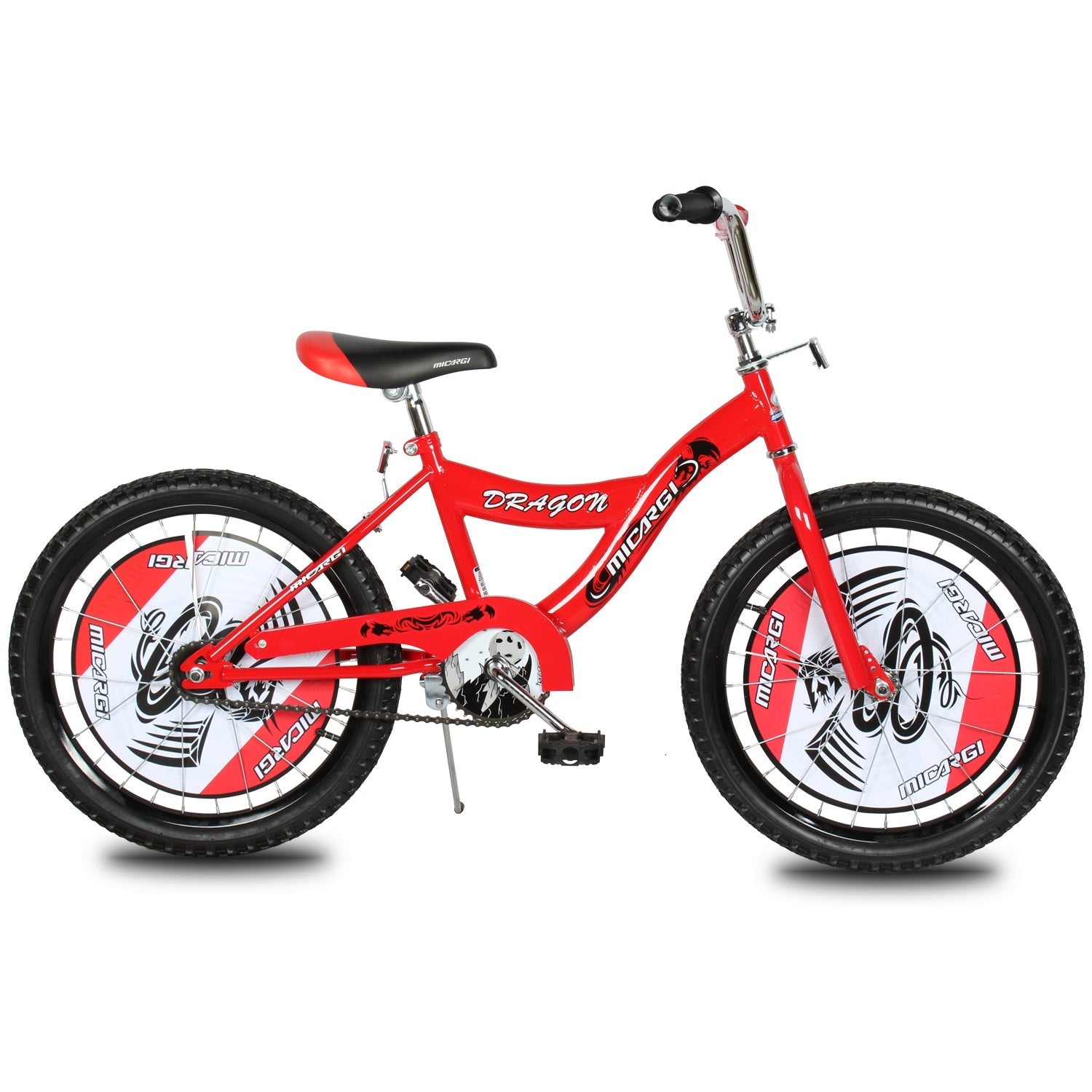 Tracer Bikes | Micargi Dragon 20" Kids Bike, Single Speed, BMX Style, Hi-Ten Steel Frame | Chico USA, Inc.