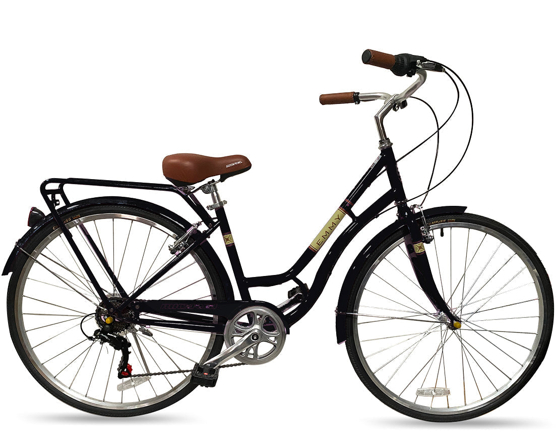 Tracer Bikes | Micargi EMMY V7 Step-Thru City Bike, 7-Speed, Hi-Ten Steel Frame | Chico USA, Inc.