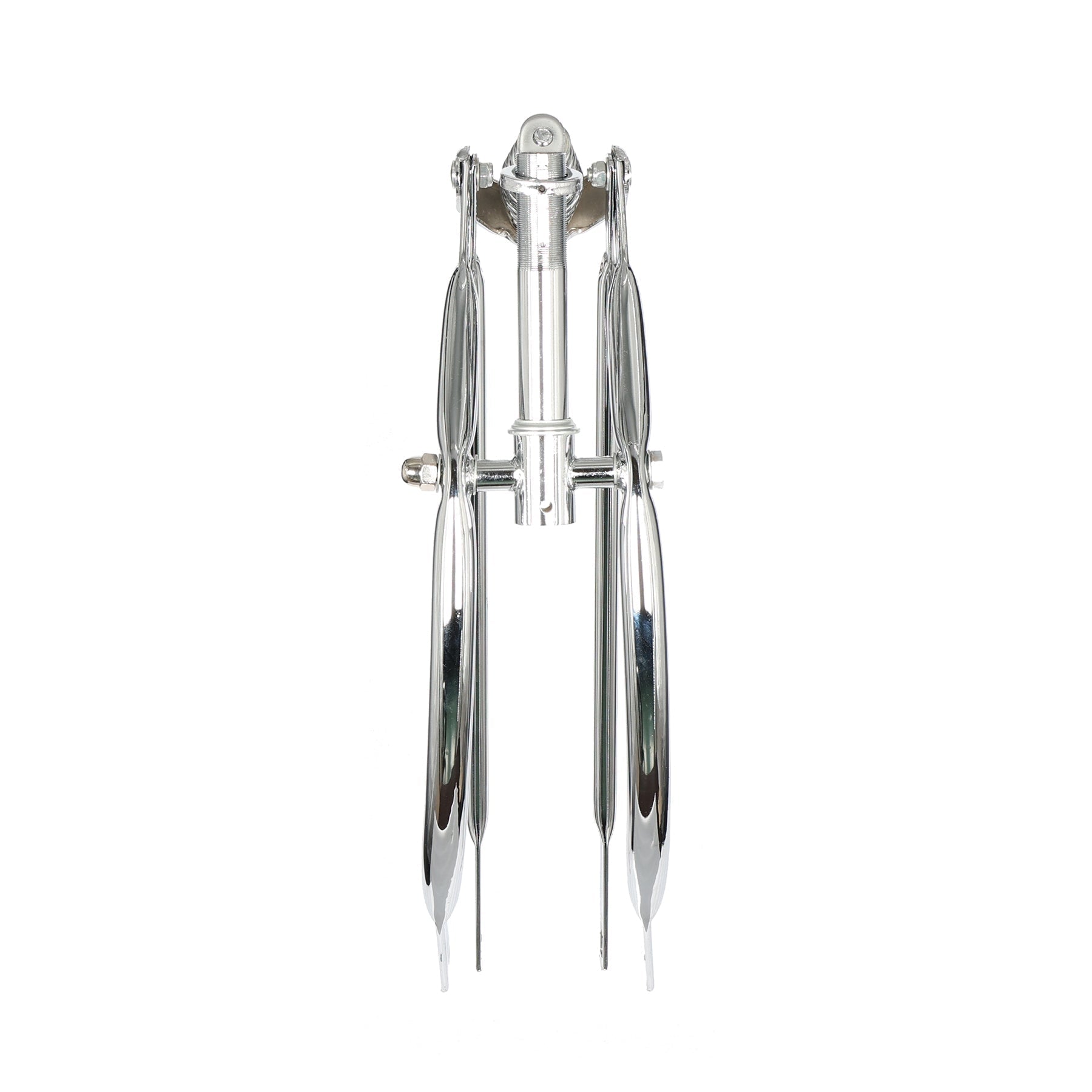 Tracer Bikes | Micargi FK-SP20141102B 20" Lowrider Classic Spring Fork, Medium Bend, Steel, Chrome | Chico USA, Inc.