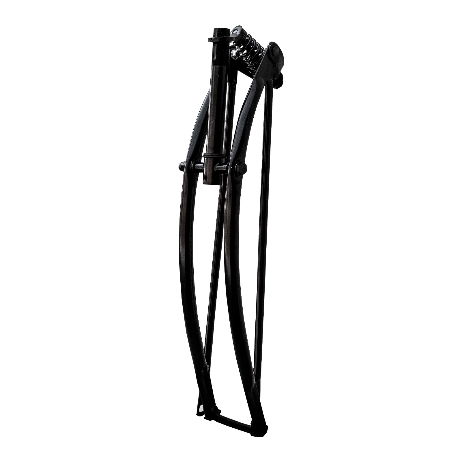 Tracer Bikes | Micargi FK-SP26161102 26" Lowrider Classic Spring Fork, Regular Bend, Steel, Chrome/Black | Chico USA, Inc.