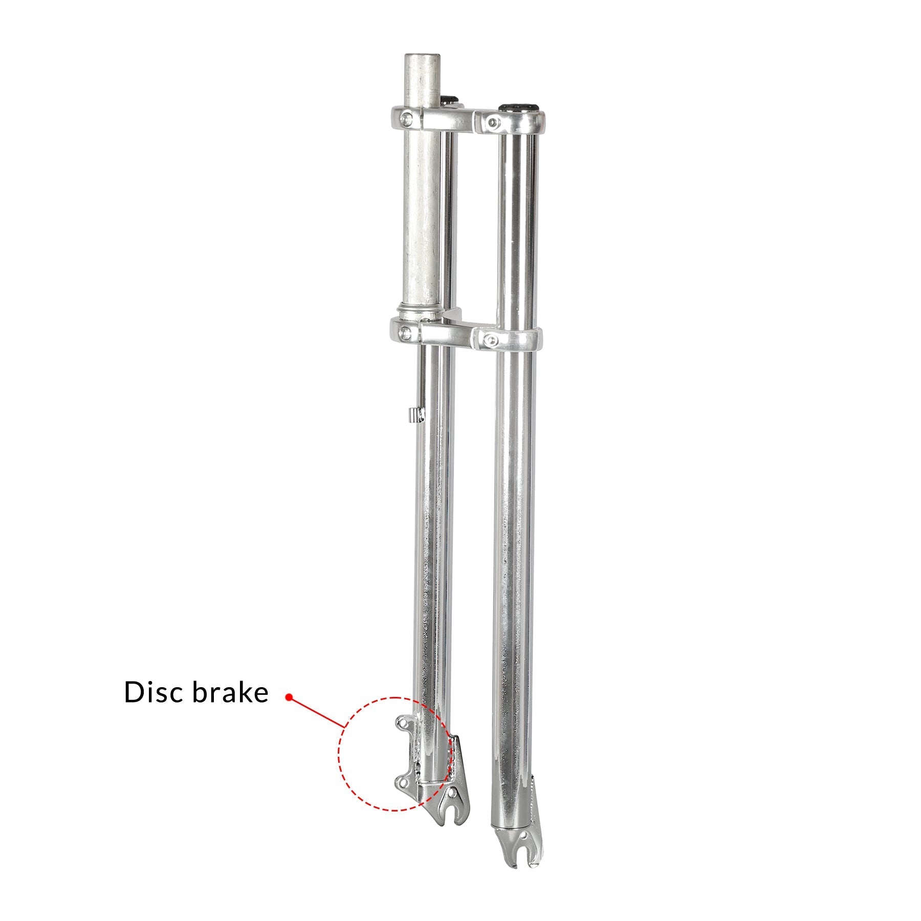 Tracer Bikes | Micargi FK-TP62218135D8 26" Chopper Bike Triple Tree Aluminum Crown Disc Brake Fork | Chico USA, Inc.