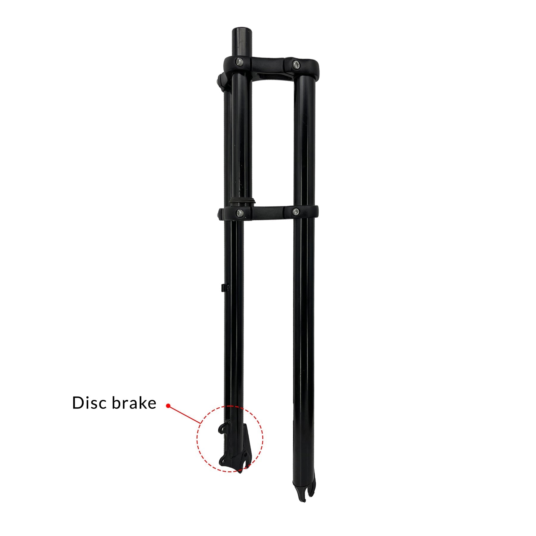 Tracer Bikes | Micargi FK-TP62218135D8 26" Chopper Bike Triple Tree Aluminum Crown Disc Brake Fork | Chico USA, Inc.