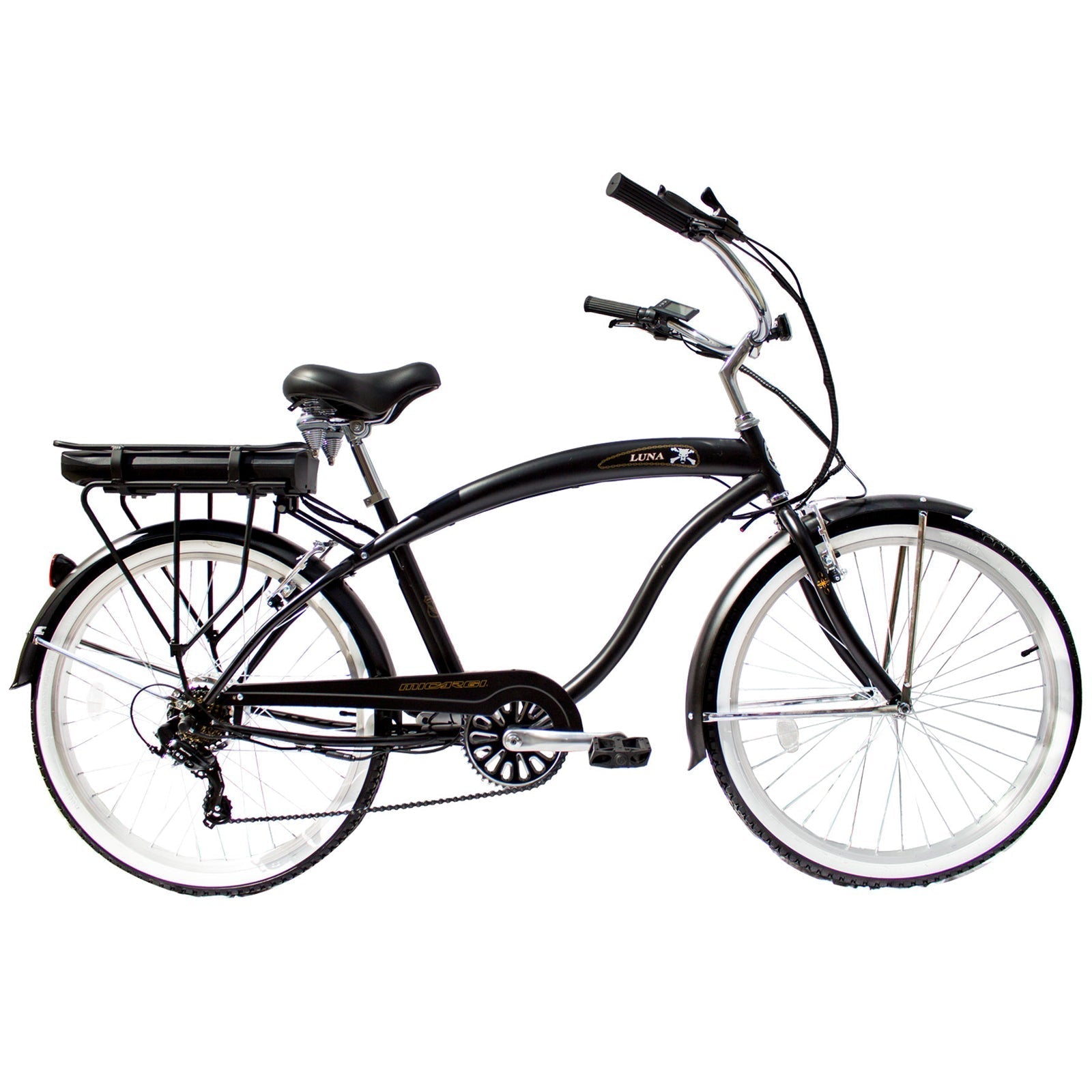 Tracer Bikes | Micargi Luna 26" Cruiser Electric Bike | Chico USA, Inc.