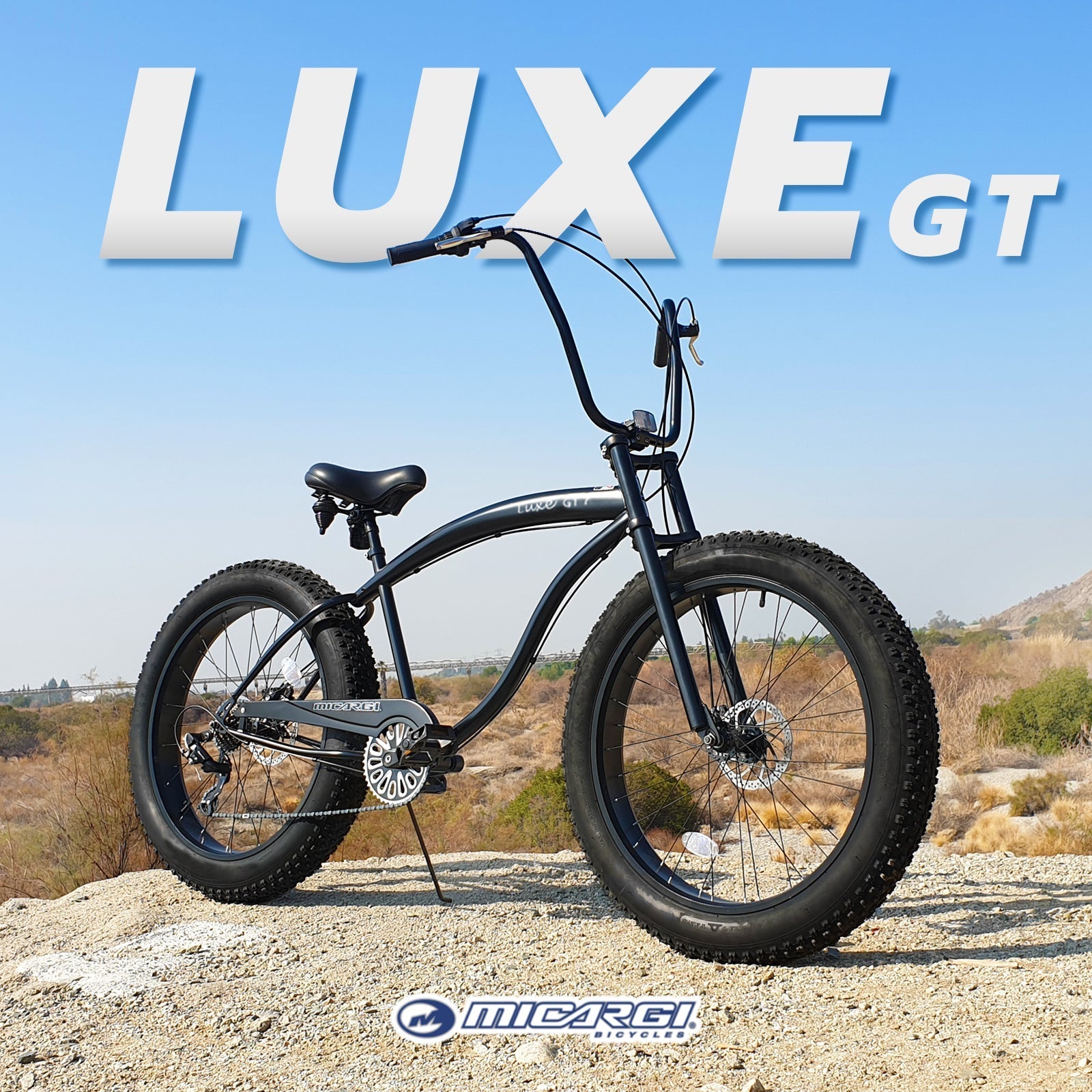 Tracer Bikes | Micargi Luxe GT 26" Beach Cruiser Bike, 7-Speed | Chico USA, Inc.