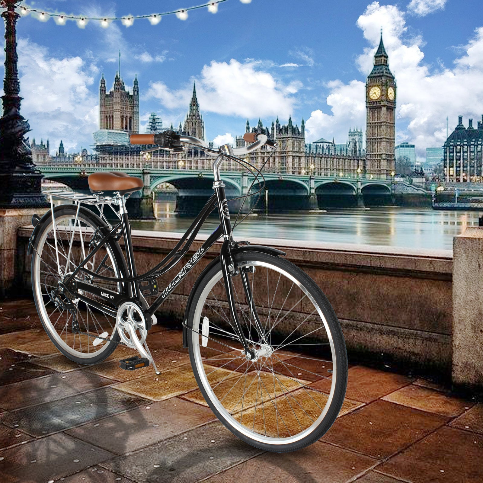 Tracer Bikes | Micargi MIXE V7 700C Women's 7-Speed City Bike with Sleek Design and V-Brakes | Chico USA, Inc.