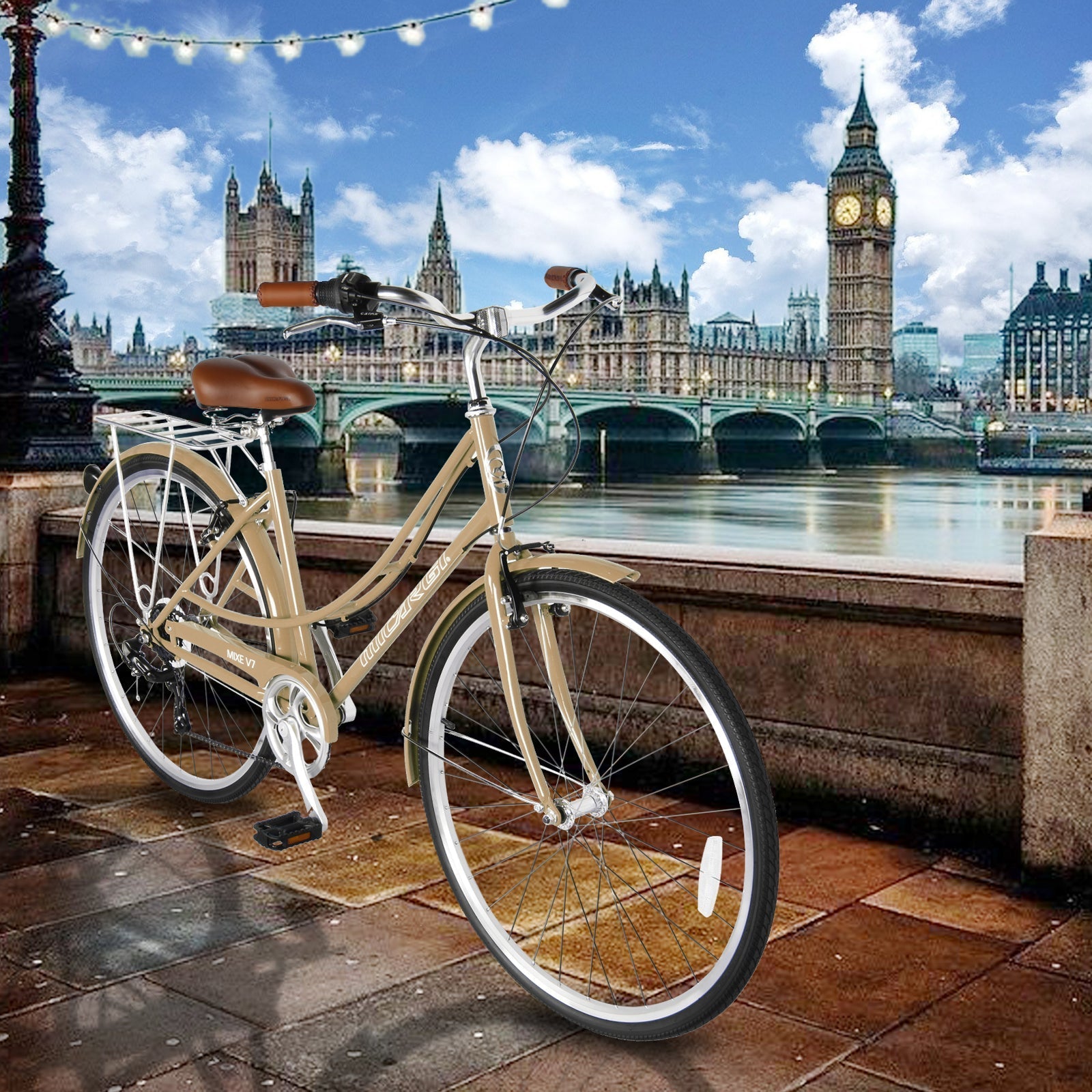 Tracer Bikes | Micargi MIXE V7 700C Women's 7-Speed City Bike with Sleek Design and V-Brakes | Chico USA, Inc.