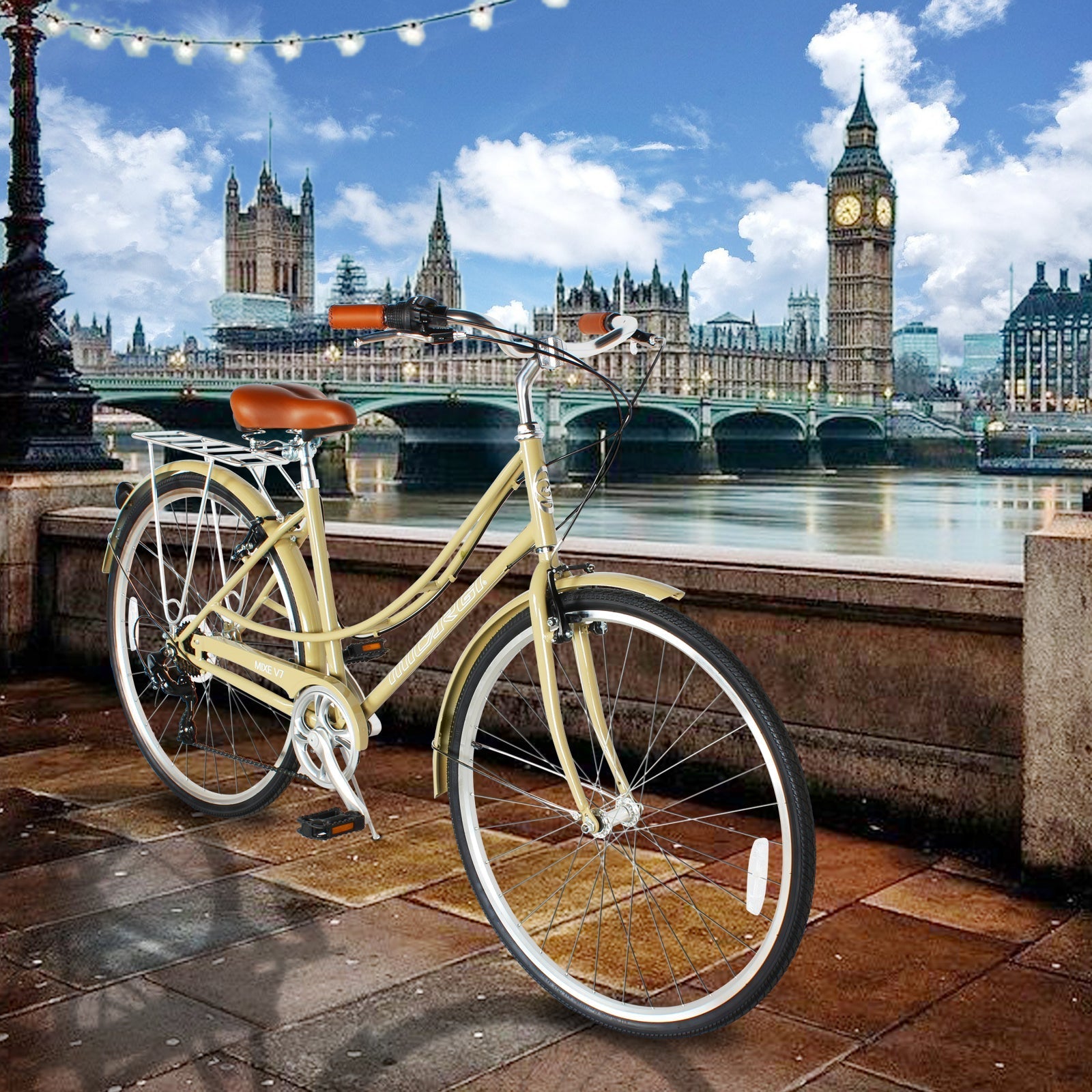 Tracer Bikes | Micargi MIXE V7 700C Women's 7-Speed City Bike with Sleek Design and V-Brakes | Chico USA, Inc.