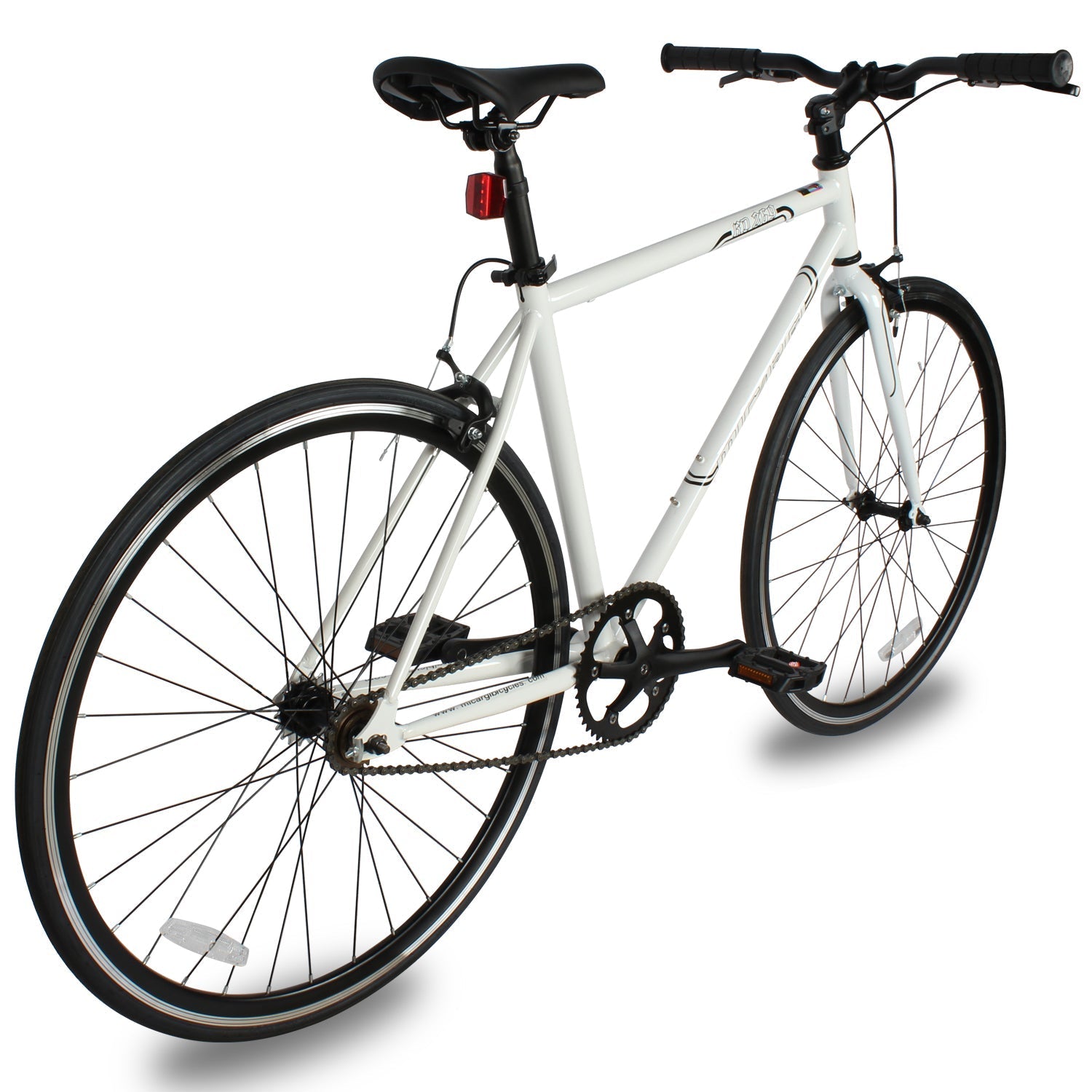 Tracer Bikes | Micargi RD-269 Fixed Gear Single-Speed Hi-Ten Steel Frame Road Bike | Chico USA, Inc.