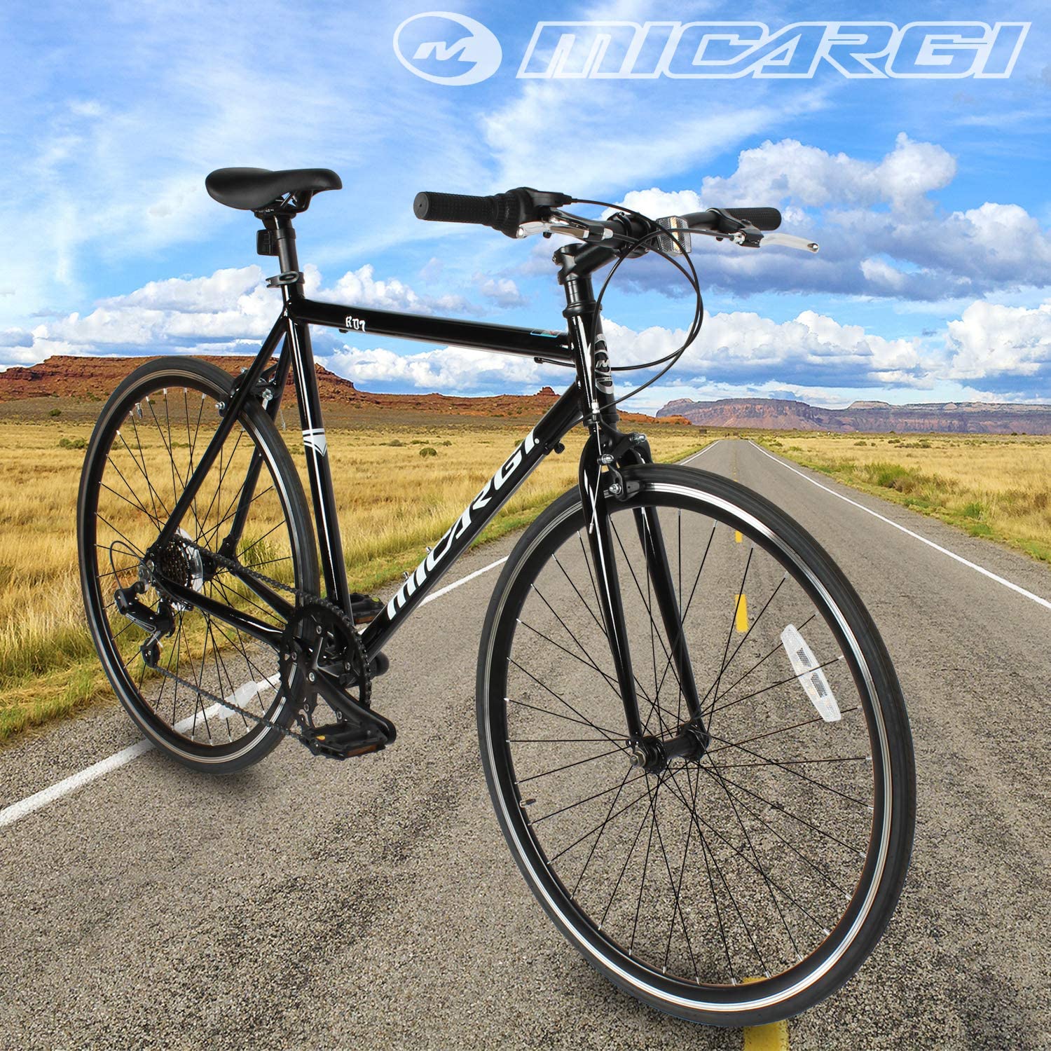 Tracer Bikes | Micargi RD-7 26" Road Bike with Shimano 7-Speed and Lightweight Frame | Chico USA, Inc.