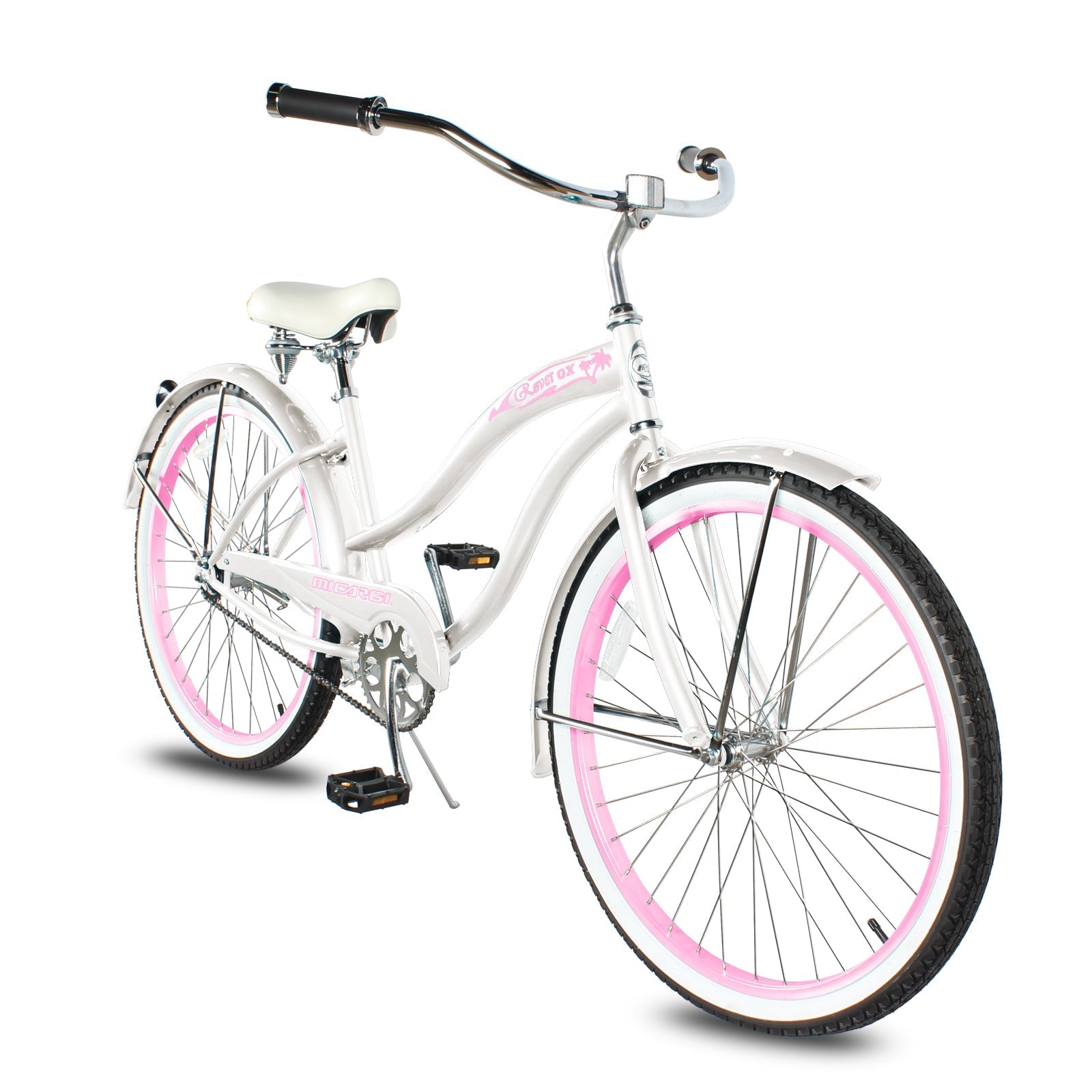 Tracer Bikes | Micargi Rover GX Women's Beach Cruiser Bike, Single-Speed Hybrid for Adults | Chico USA, Inc.