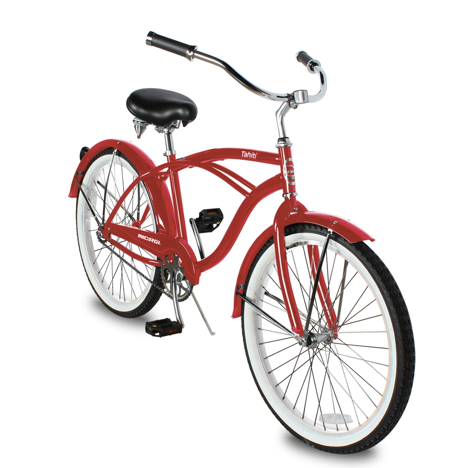 Tracer Bikes | Micargi Tahiti Single Speed 26 Inch Men's Beach Cruiser Bike | Chico USA, Inc.