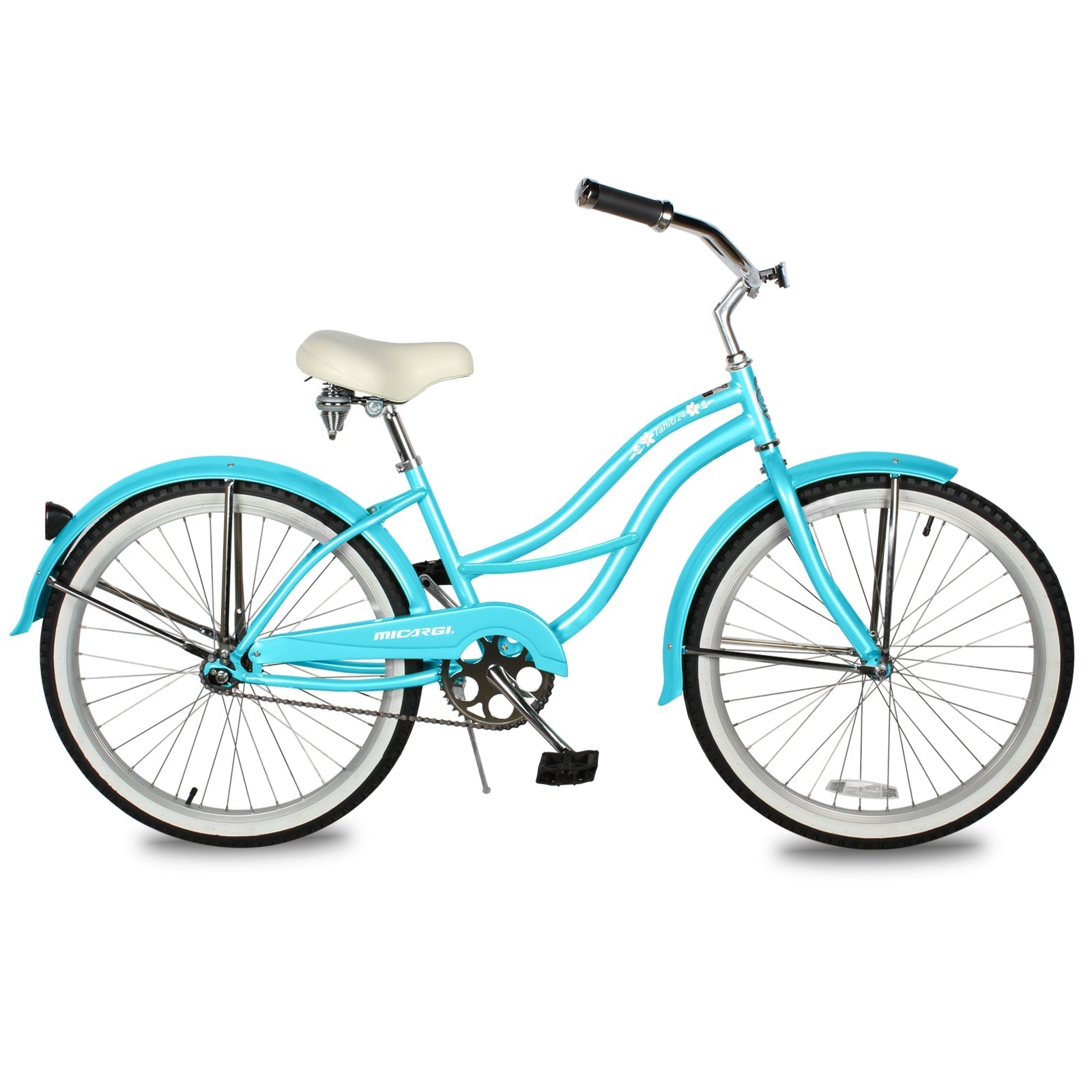 Tracer Bikes | Micargi Tahiti Single Speed 26 Inch Women's Beach Cruiser Bike | Chico USA, Inc.