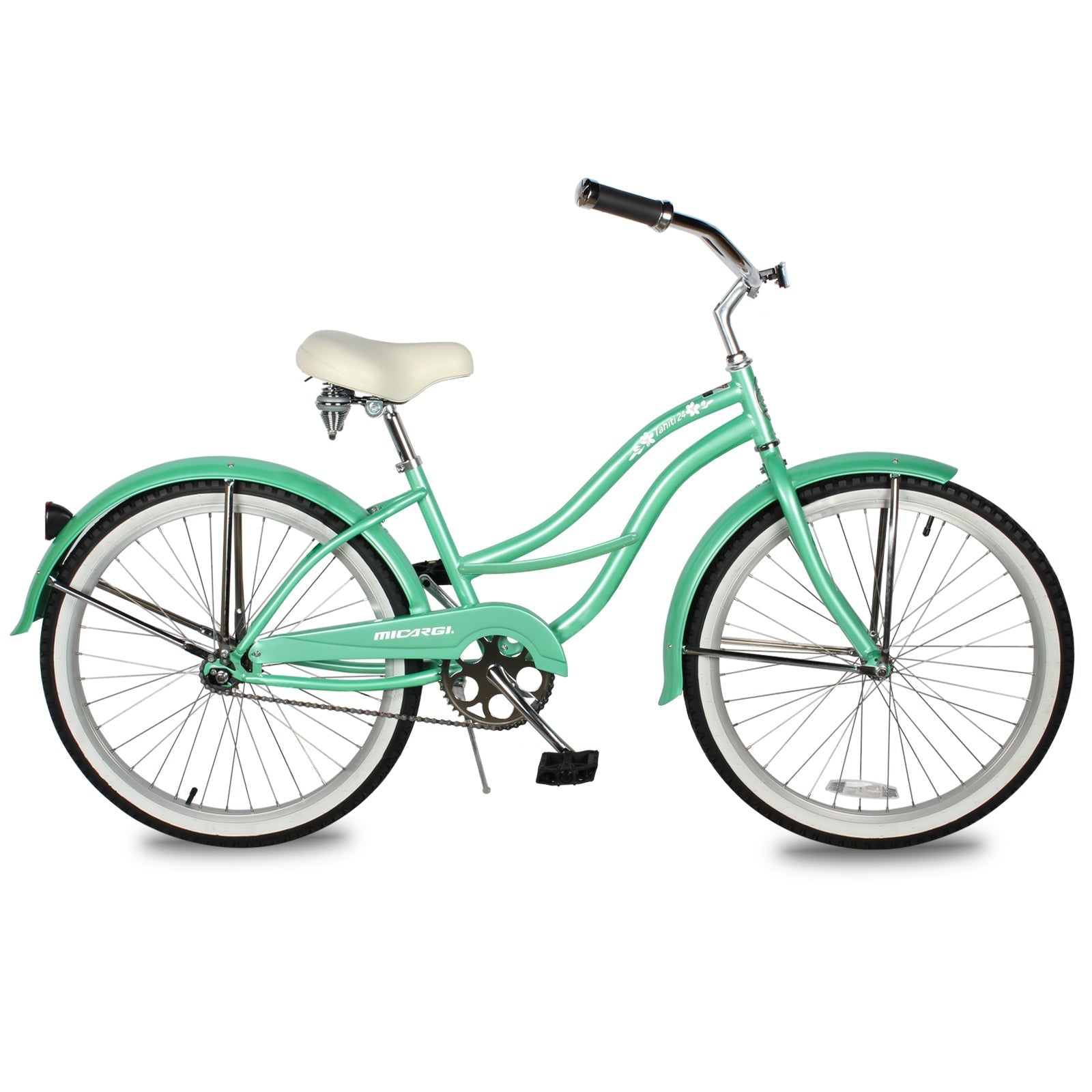 Tracer Bikes | Micargi Tahiti Single Speed 26 Inch Women's Beach Cruiser Bike | Chico USA, Inc.