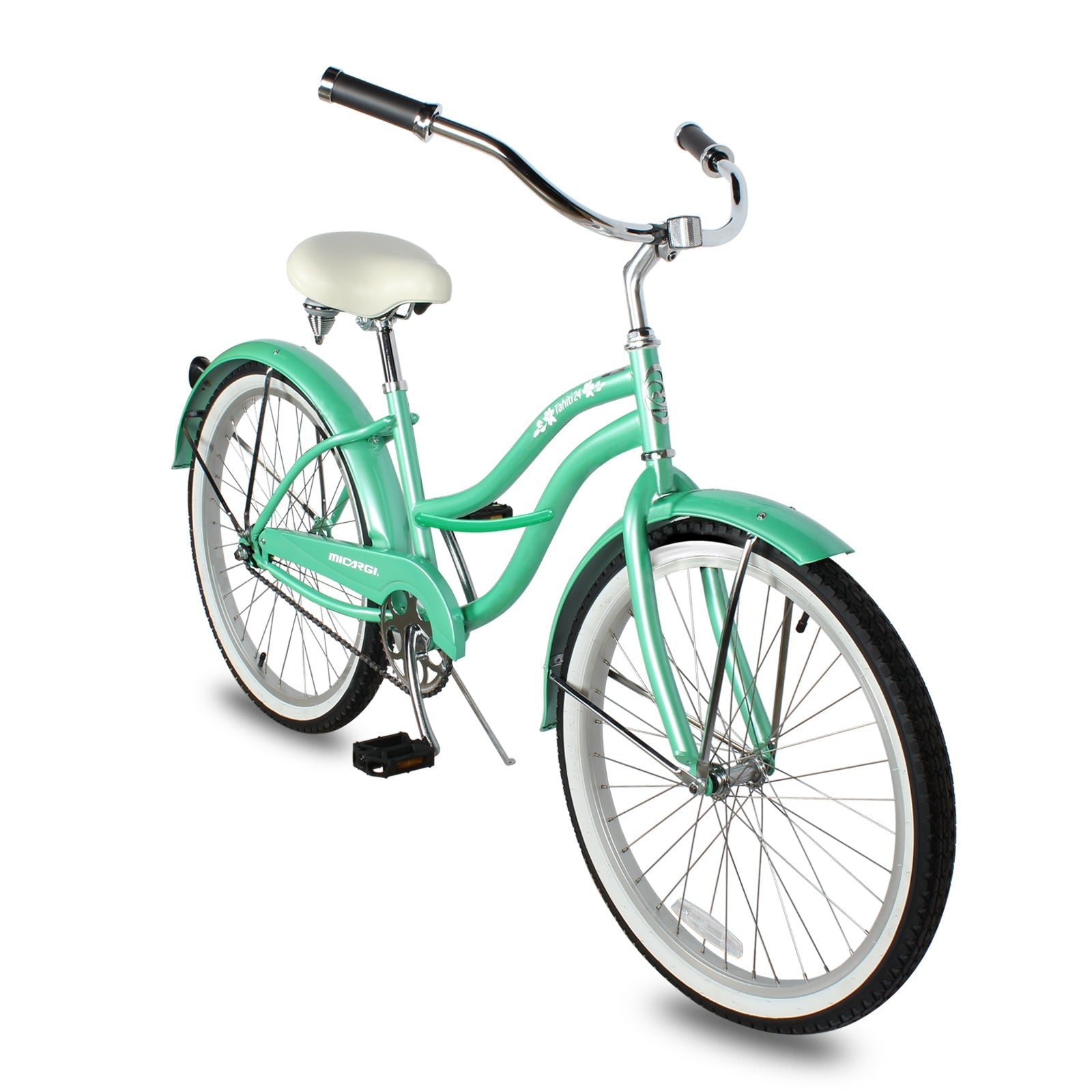 Tracer Bikes | Micargi Tahiti Single Speed 26 Inch Women's Beach Cruiser Bike | Chico USA, Inc.