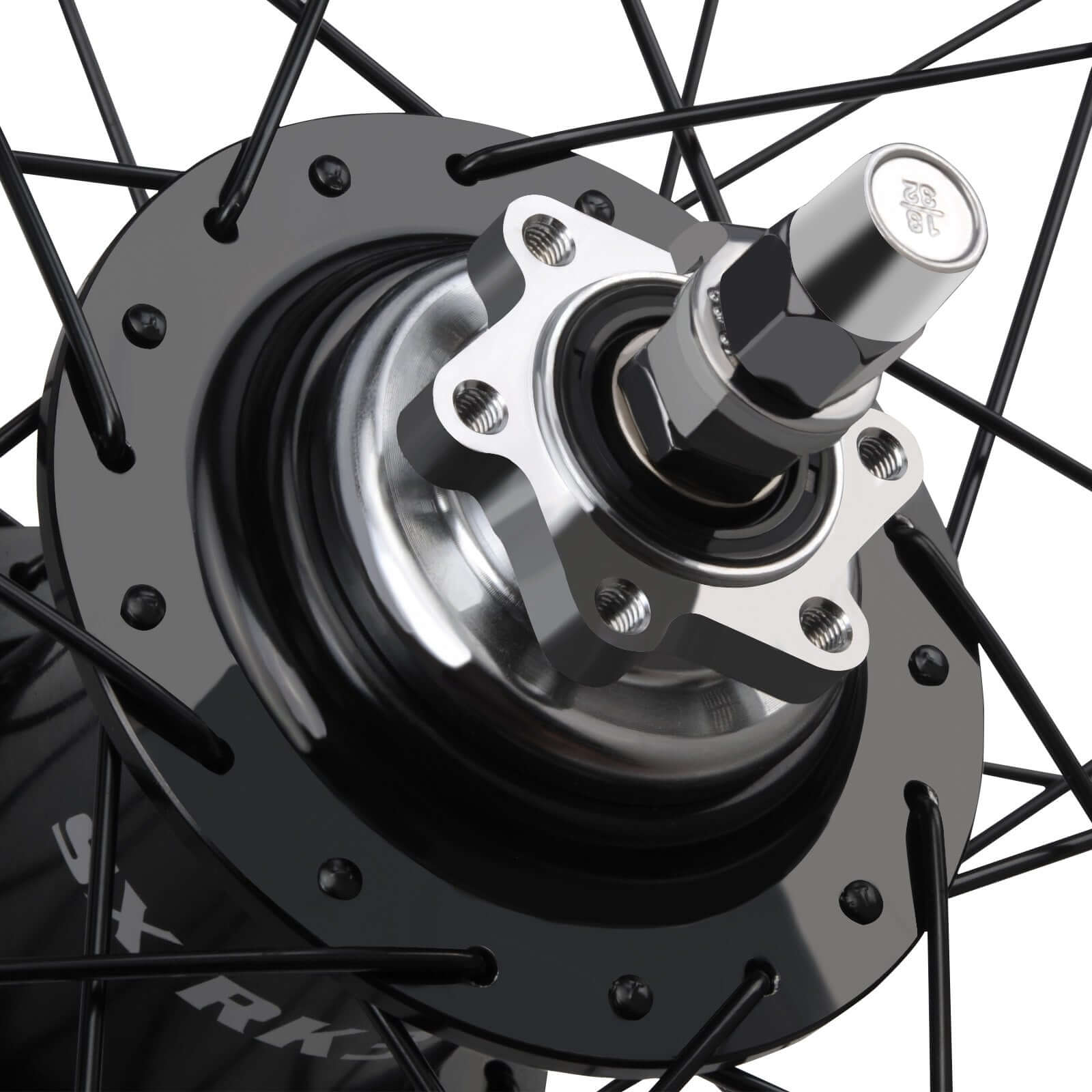 Tracer Bikes | Micargi WH-TR952636RK3 26"x4.0 Alloy Fat Rims Wheel Set, 3-Speed, Disc Brake | Chico USA, Inc.