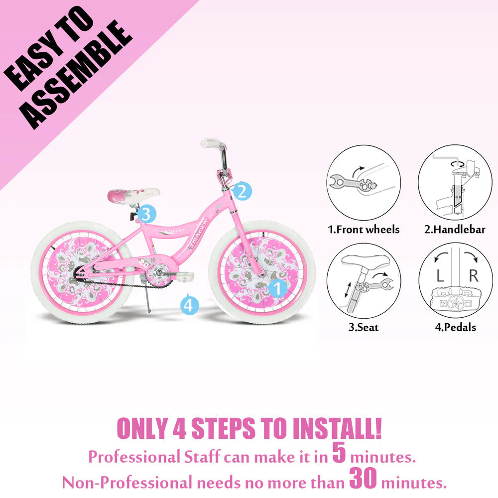 Tracer Bikes | Tracer 20'' Daisy Kids Bike with Coaster Brake | Chico USA, Inc.