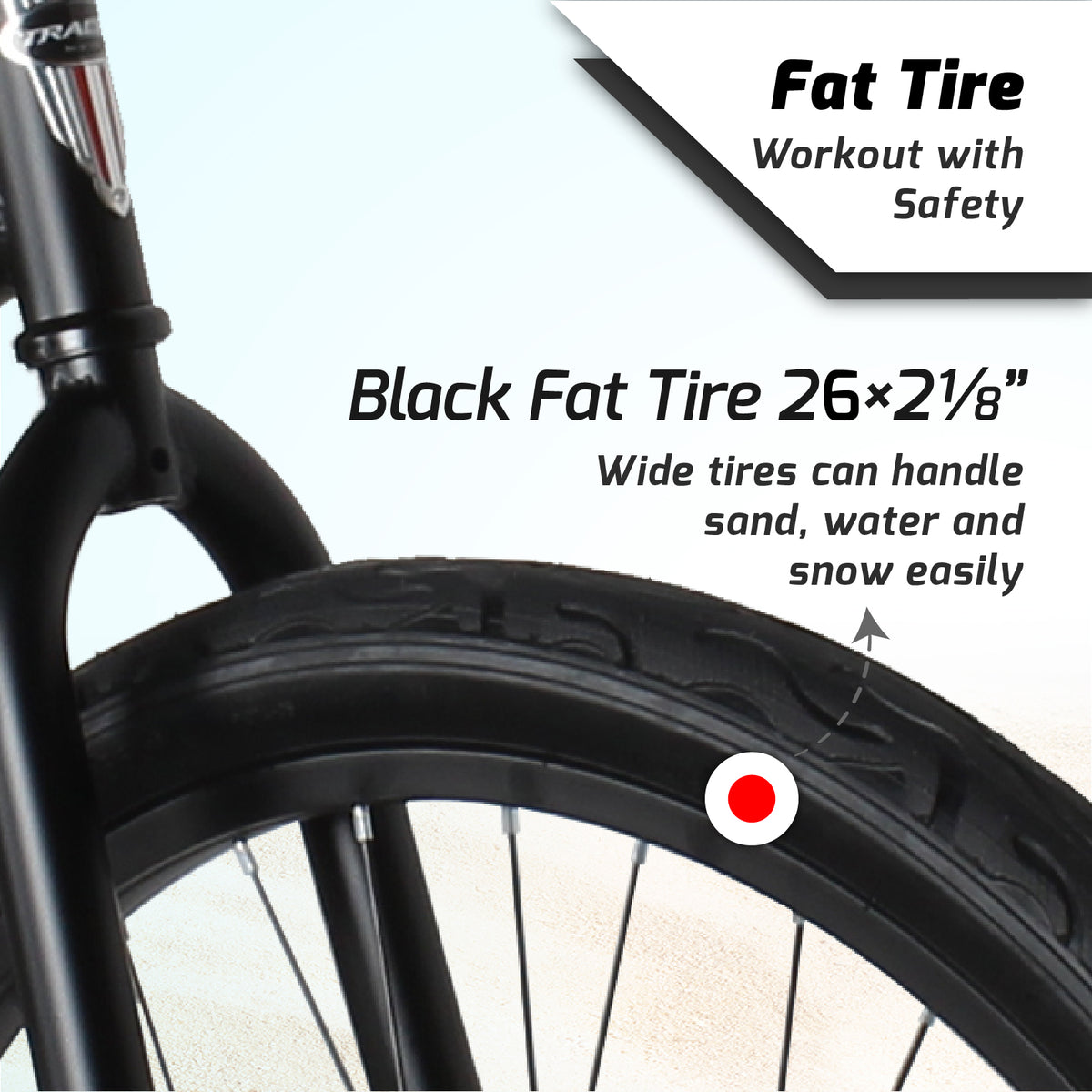 Tracer Bikes | Tracer ACE 26" Beach Cruiser Bike for Men, Single Speed, Hi-ten Steel Frame, Black, 26" Tires | Chico USA, Inc.