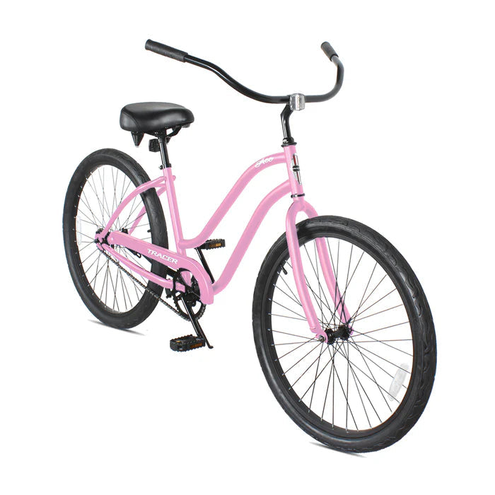 Tracer Bikes | Tracer ACE 26" Female Beach Cruiser with Coaster Brake and Black Spokes in Various Colors | Chico USA, Inc.