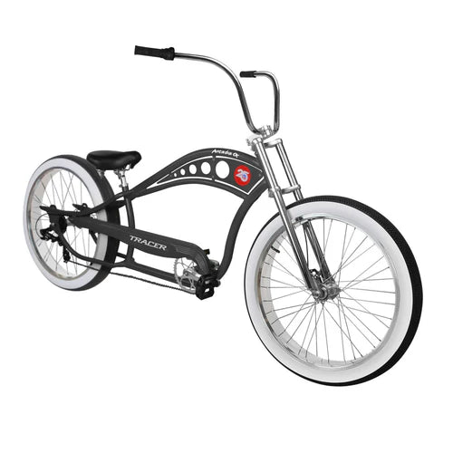 Tracer Bikes | Tracer Arcadia GT7 26" Chopper Cruiser Stretch Bike 7 Speed, Hi-ten Steel Frame | Chico USA, Inc.