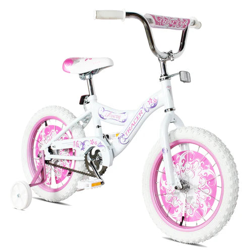 Tracer Bikes | Tracer Avery 16" Kids Bike with Training Wheels, Sturdy Steel Frame, Ages 3-7 | Chico USA, Inc.