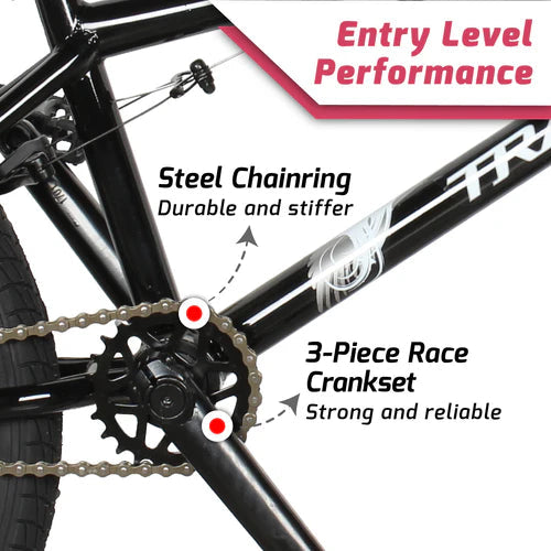 Tracer Bikes | Tracer Edge Freestyle 7.0 BMX Bike for Kids, Adults, and Beginners, 20-Inch Wheels | Chico USA, Inc.