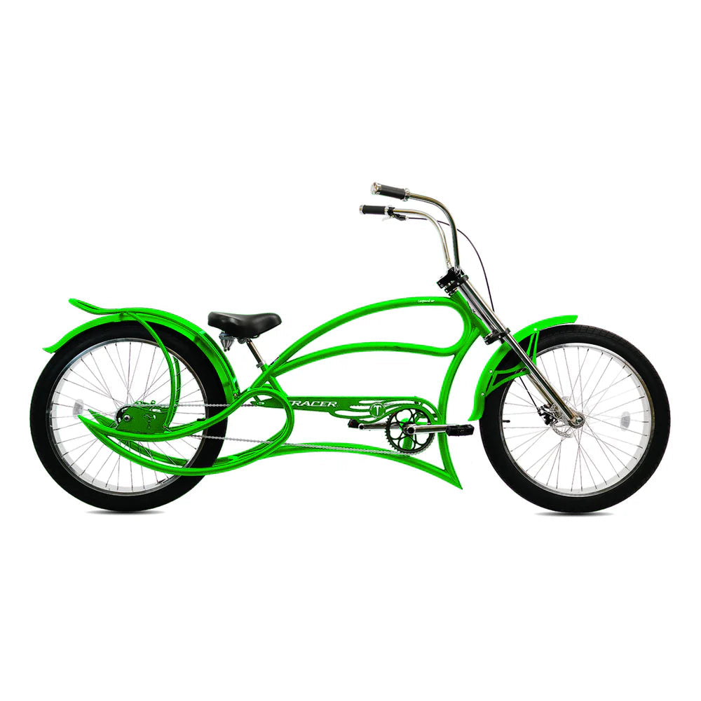 Tracer Bikes | Tracer Leopard GT Chopper Stretch Cruiser Bike with 3-Speed Rear Hubs | Chico USA, Inc.