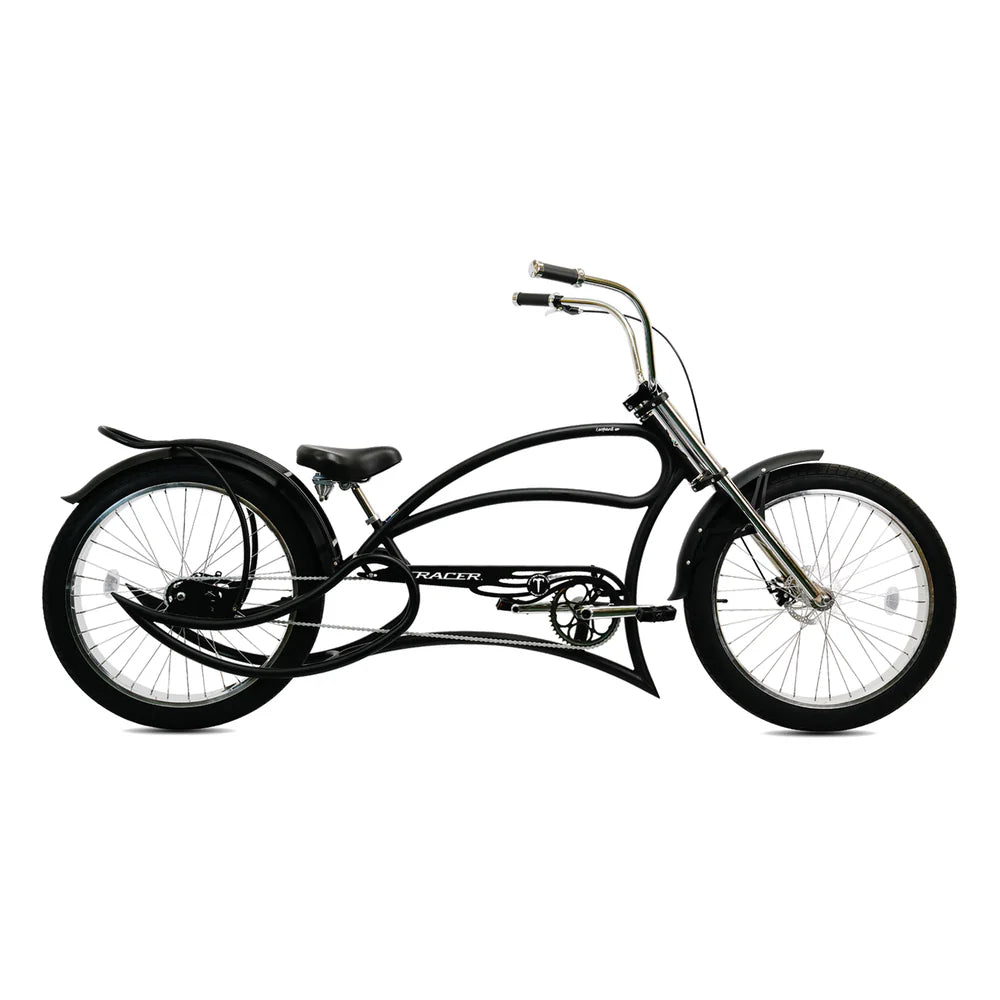 Tracer Bikes | Tracer Leopard GT Chopper Stretch Cruiser Bike with 3-Speed Rear Hubs | Chico USA, Inc.
