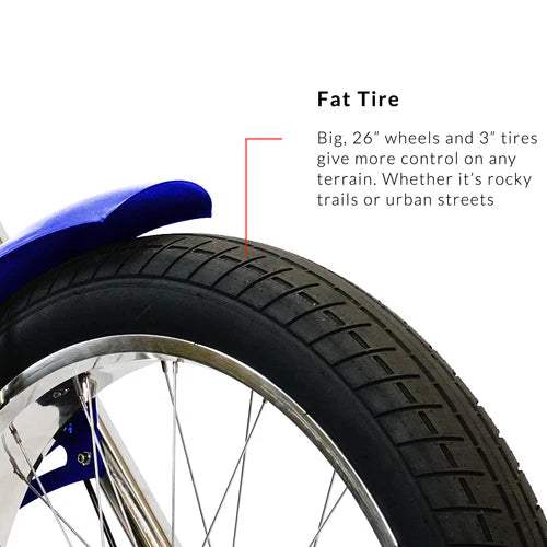Tracer Bikes | Tracer Leopard GT Chopper Stretch Cruiser Bike with 3-Speed Rear Hubs | Chico USA, Inc.