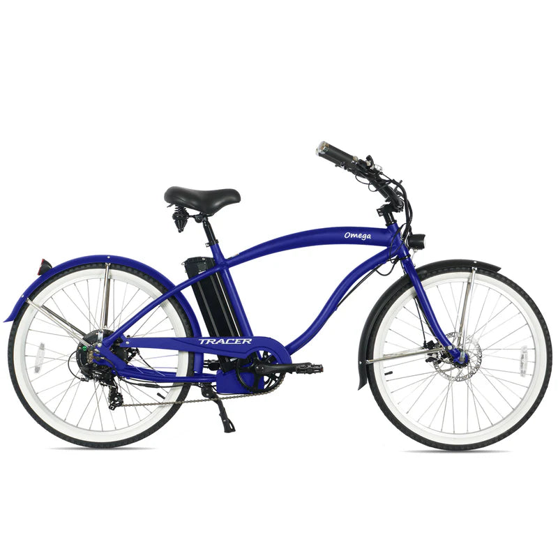 Tracer Bikes | Tracer OMEGA 26" 7-Speed Electric Beach Cruiser Bike for Men | Chico USA, Inc.