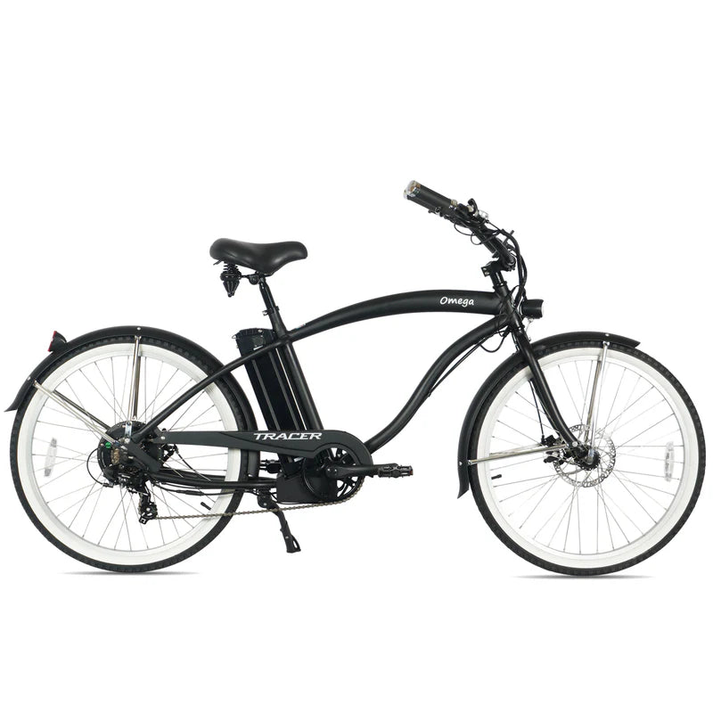 Tracer Bikes | Tracer OMEGA 26" 7-Speed Electric Beach Cruiser Bike for Men | Chico USA, Inc.