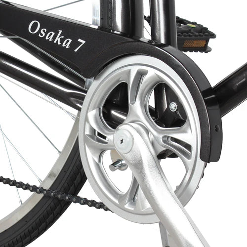 Tracer Bikes | Tracer Osaka 700C 7 Speed Hybrid City Bike with Moon-Type Handlebar for Men | Chico USA, Inc.
