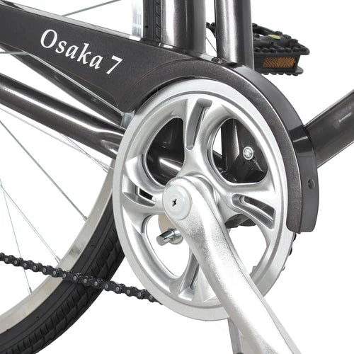 Tracer Bikes | Tracer Osaka 700C 7 Speed Hybrid City Bike with Moon-Type Handlebar for Men | Chico USA, Inc.