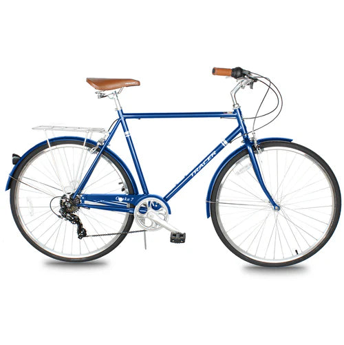 Tracer Bikes | Tracer Osaka 700C 7 Speed Hybrid City Bike with Moon-Type Handlebar for Men | Chico USA, Inc.