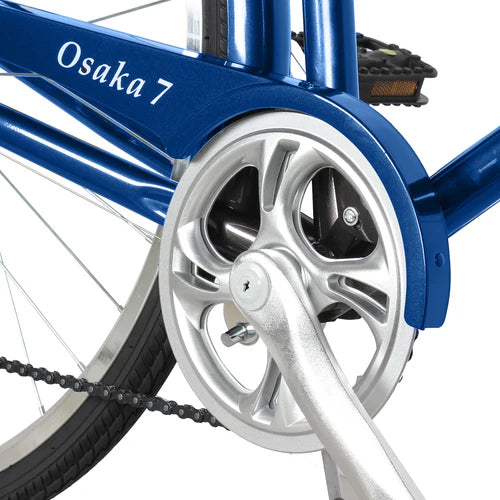 Tracer Bikes | Tracer Osaka 700C 7 Speed Hybrid City Bike with Moon-Type Handlebar for Men | Chico USA, Inc.