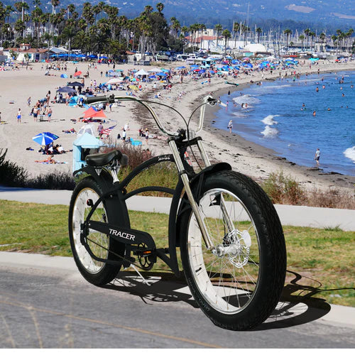 Tracer Bikes | Tracer Santak GT 26" Chopper Stretch Cruiser Fat Tire Bike, Single Speed | Chico USA, Inc.