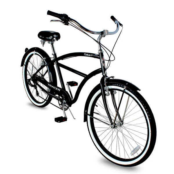 Tracer Bikes | Tracer TAHA 26" Men's Beach Cruiser with Shimano 7-Speed, V-Brake, Alloy Rims | Chico USA, Inc.