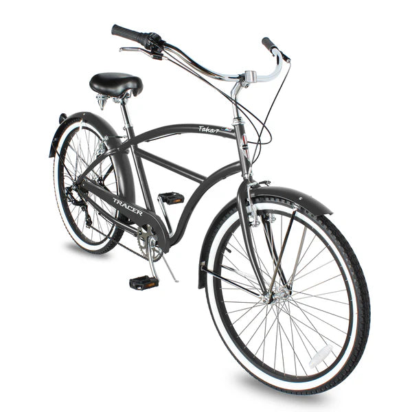Tracer Bikes | Tracer TAHA 26" Men's Beach Cruiser with Shimano 7-Speed, V-Brake, Alloy Rims | Chico USA, Inc.