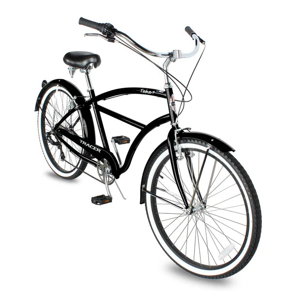 Tracer Bikes | Tracer TAHA 26" Men's Beach Cruiser with Shimano 7-Speed, V-Brake, Alloy Rims | Chico USA, Inc.