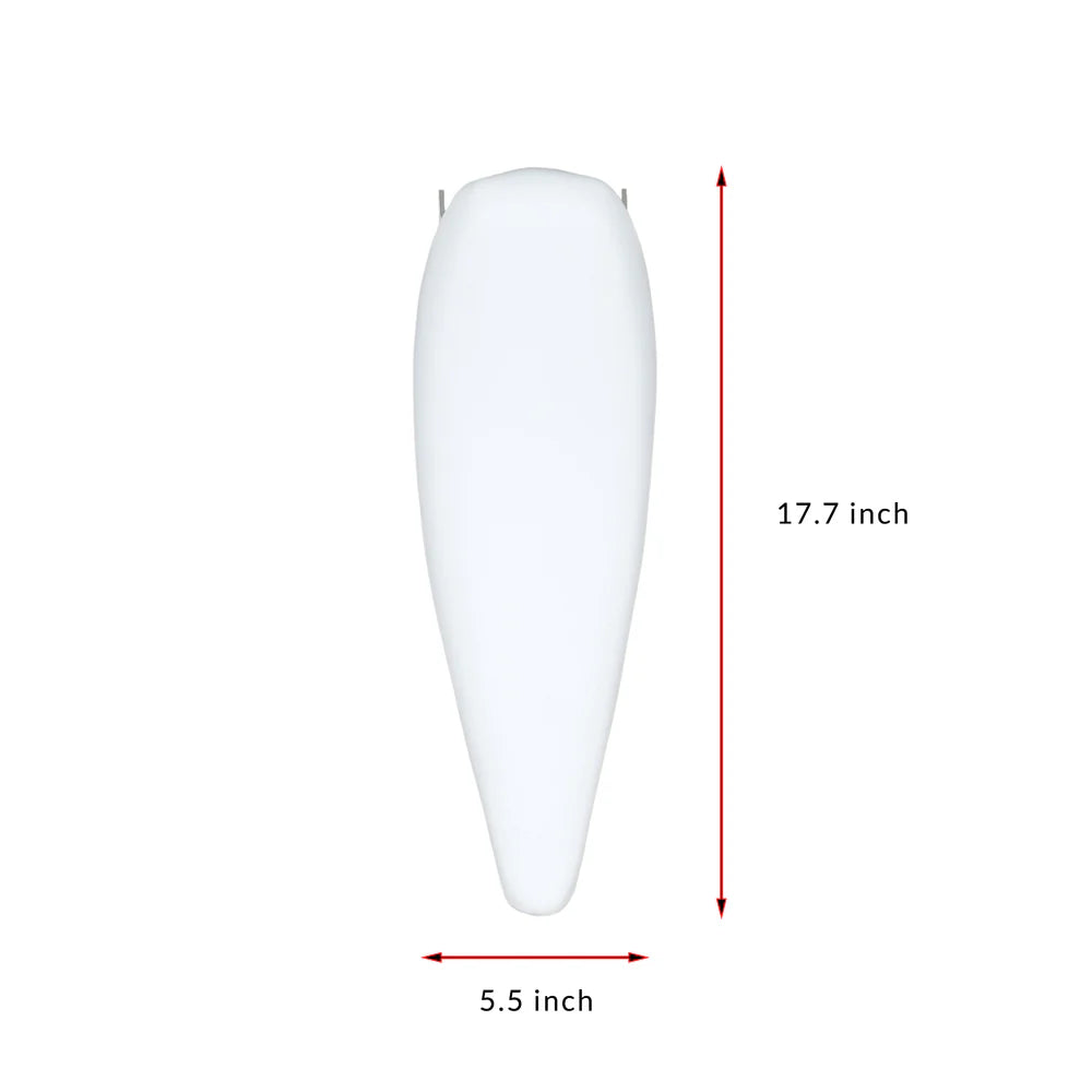 Tracer Bikes | Tracer SD-AF-3022 Pure White Banana Seat for Lowrider | Chico USA, Inc.