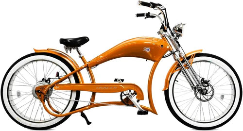 Tracer Bikes | Tracer FM-Twenty5 26" Stretch Cruiser Steel E-Bike Frame with Chain Guard for 26"x3.0, 4.0 Tires | Chico USA, Inc.