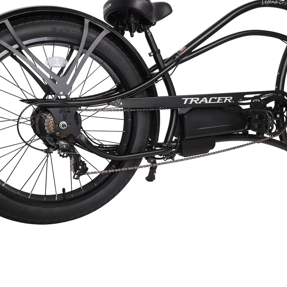 Tracer Bikes | Legend GT7 1000W Electric Cruiser Bike – 1000W Motor, Fat Tires, 80 Miles Range, Chopper Style | Chico USA, Inc.
