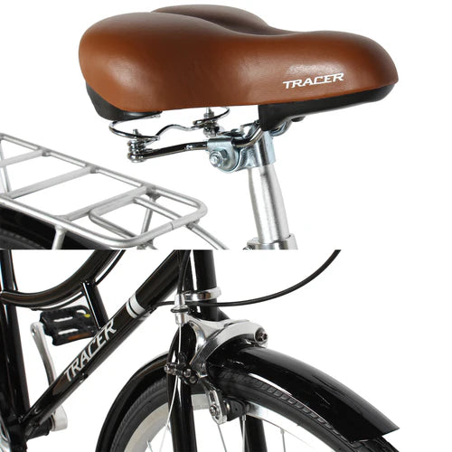 Tracer Bikes | Tracer Osaka 700C 7 Speed Hybrid City Bike with Moon-Type Handlebar for Women | Chico USA, Inc.