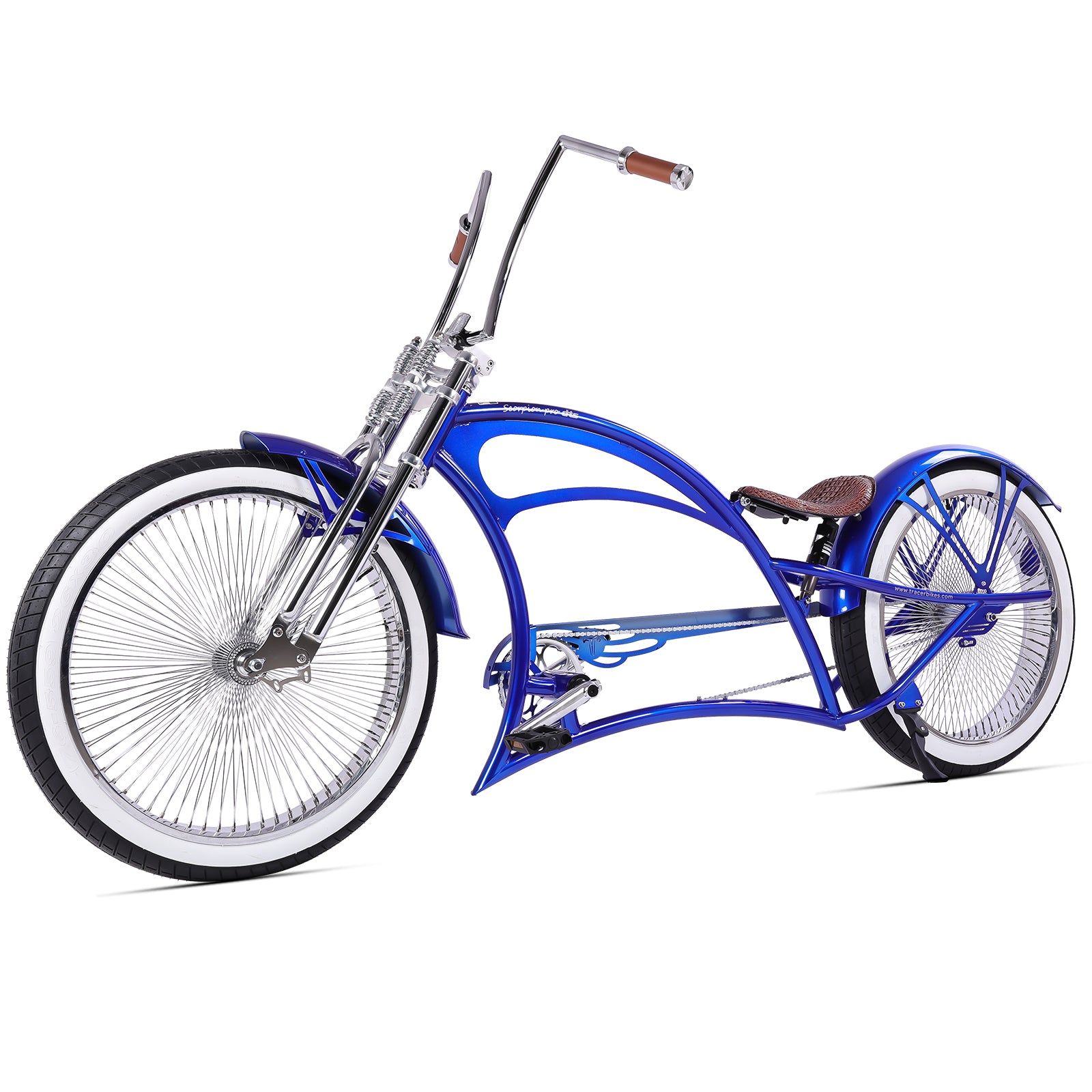 Tracer Scorpion Pro DTS 26" Chopper-Style Stretch Cruiser Bike - Chico USA, Inc.