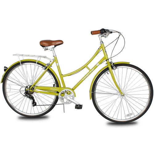 Tracer Bikes | Tracer Osaka 700C 7 Speed Hybrid City Bike with Moon-Type Handlebar for Women | Chico USA, Inc.
